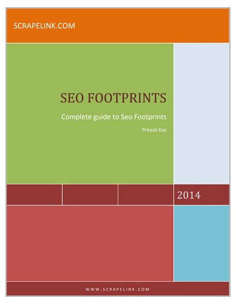 Complete Guide to Seo Footprints .